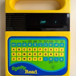 Texas Instruments Yellow and Green Speak & Read